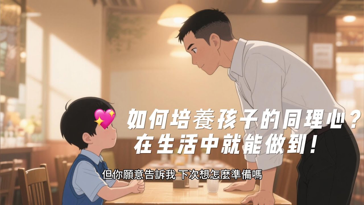 💖 如何培養孩子的同理心？在生活中就能做到！