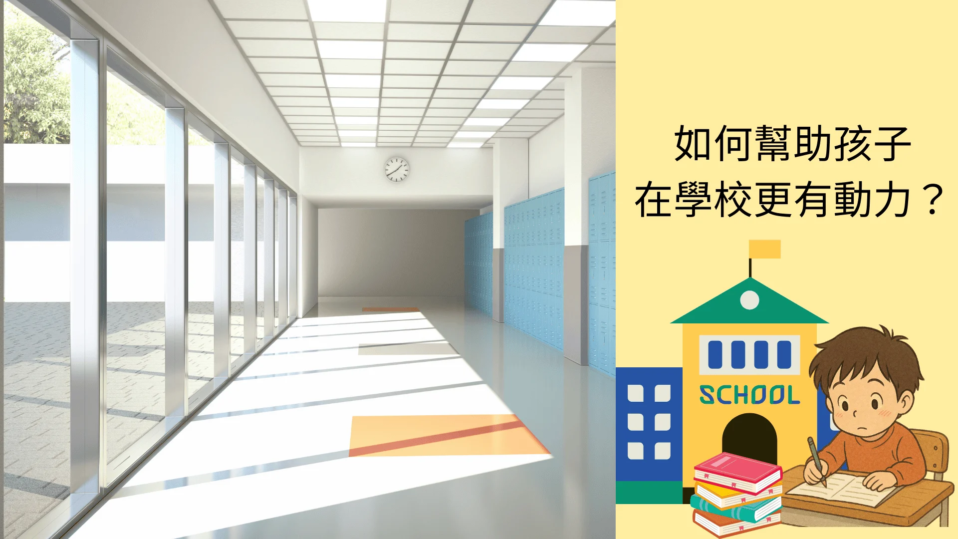 如何幫助孩子在學校更有動力？ 1