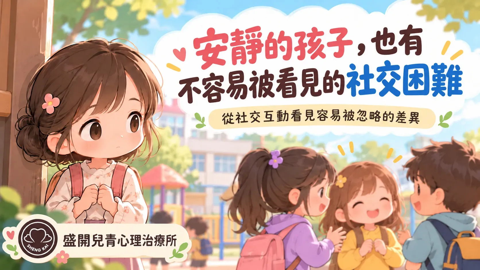安靜孩子的社交困難 Cropped